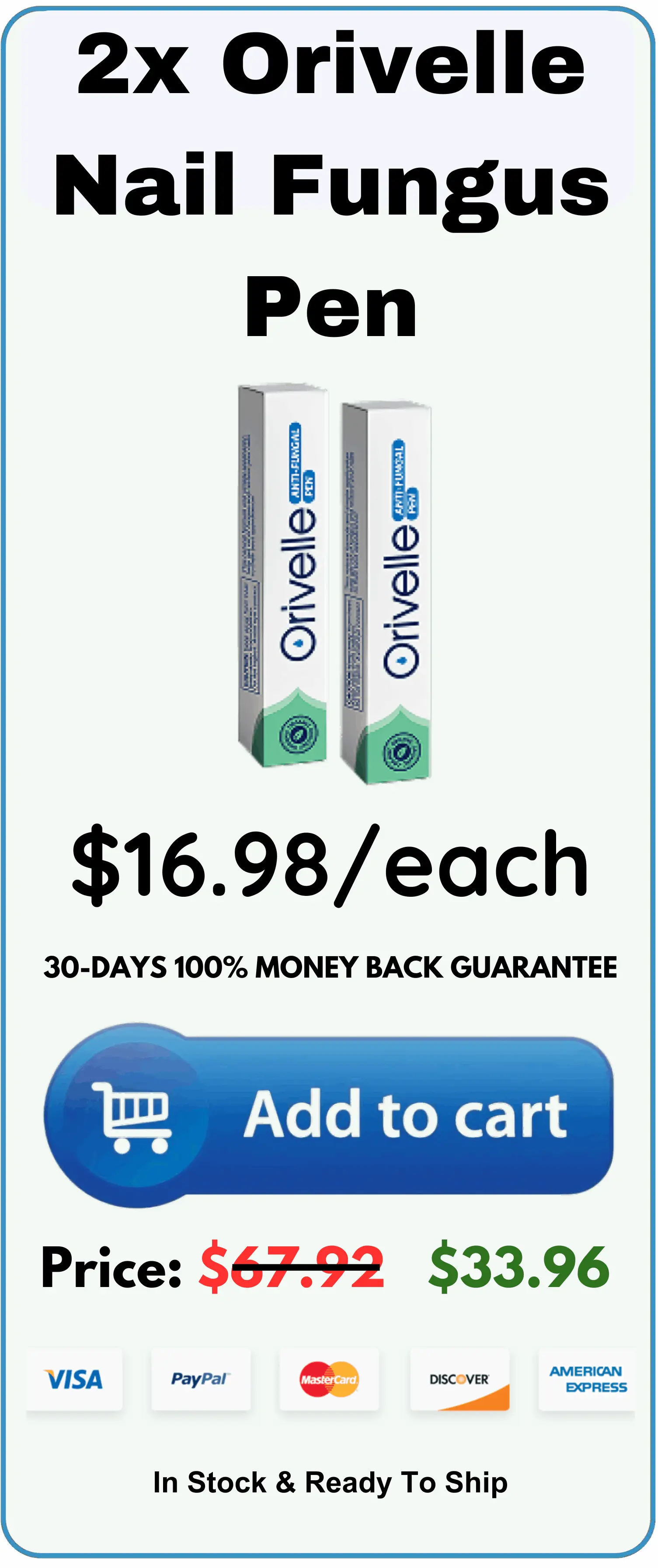 Orivelle Nail Fungus Pen price 